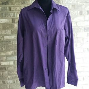 Purple mend shirt size medium by Van Heusen